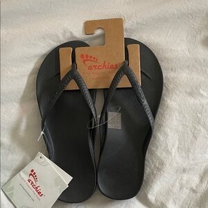 Archies Women's Black Sandals